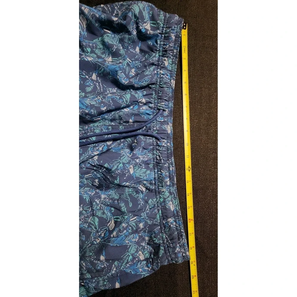 SOUTHERN TIDEMen's Banana Leaf Swim Trunk‎ Board Shorts Blue Tropical Sz XL NEW